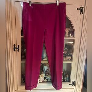 LOFT Fuchsia Trousers 12